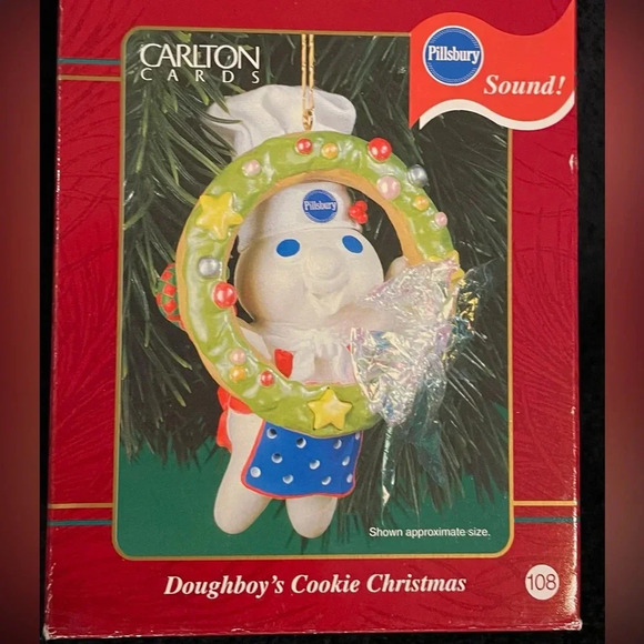 Carlton Cards Other - Vintage Pillsbury Doughboy Christmas Ornament